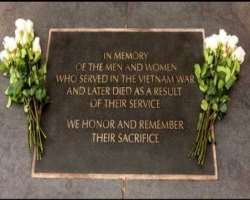 The government also gave respect to the veterans who died after the war as a result of injuries sustained in the war. There is a memorial plaque surro